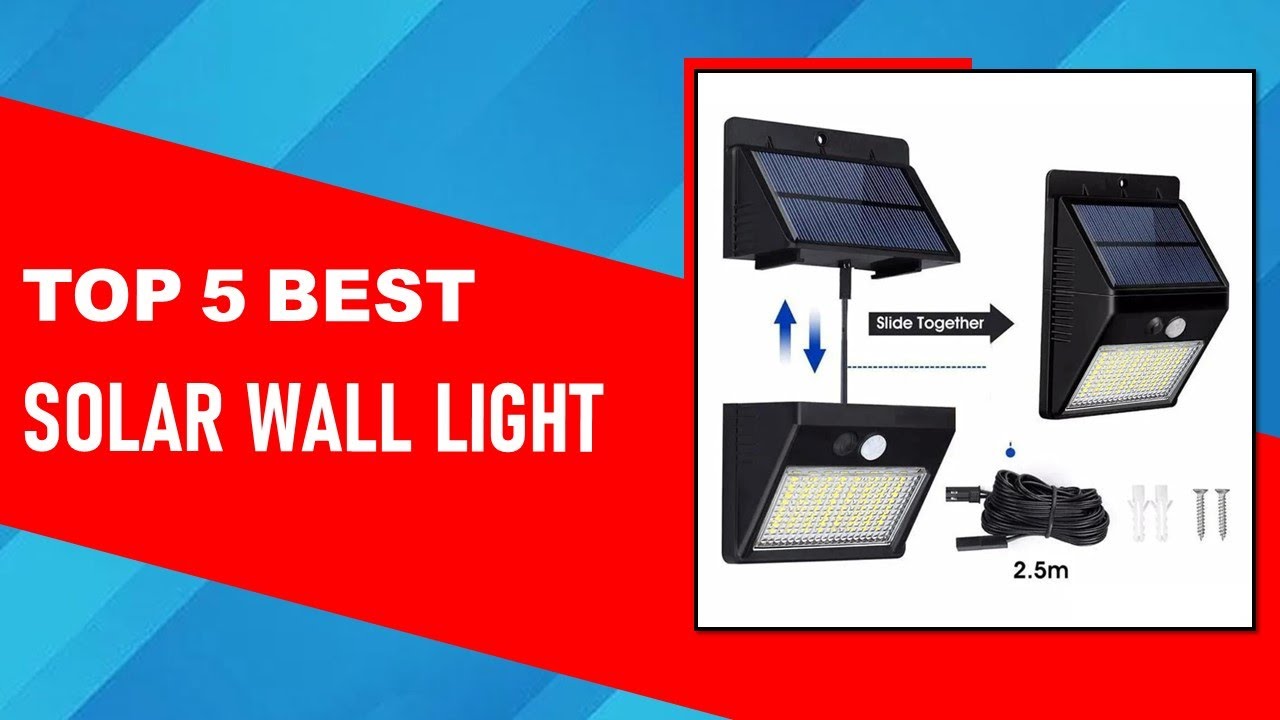 Top 5 Best Solar Wall Light in 2025