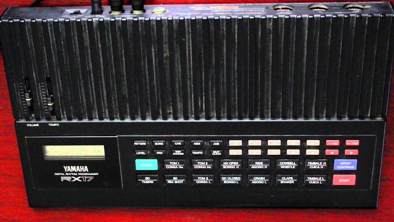 Yamaha RX17 Drum Machine Sounds and Patterns