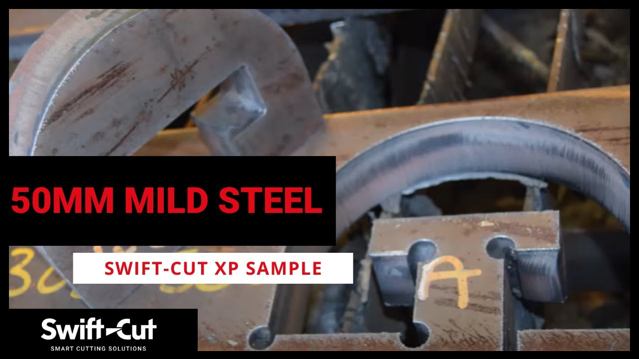 Swift-Cut XP cutting 50mm Mild Steel