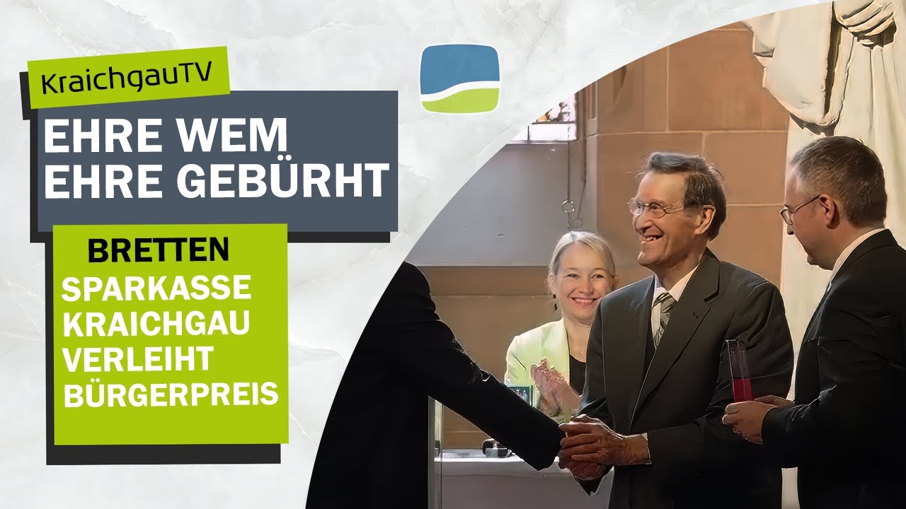Bürgerpreis 2024: Sparkasse Kraichgau ehrt außergewöhnliches Engagement