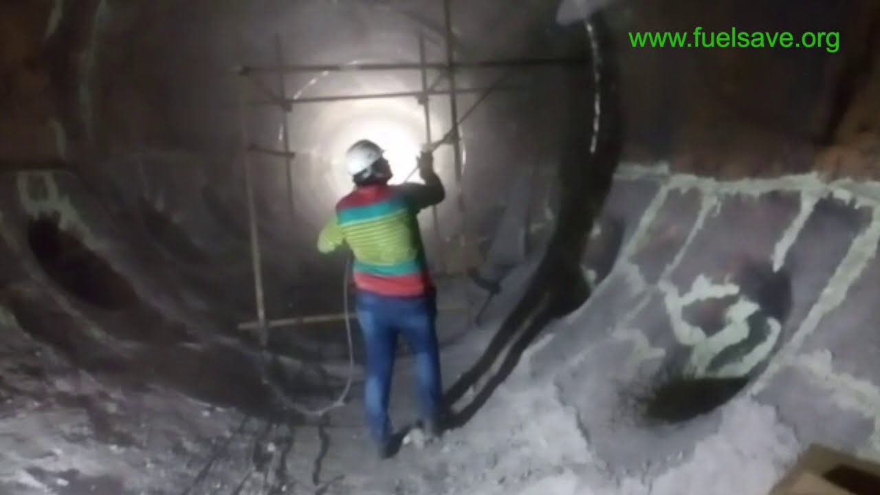 FuelSave High Emissivity Coating - Iron Pelletising Furnace DR Main Duct