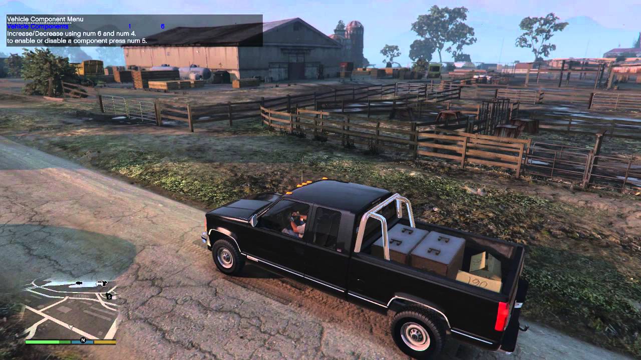 Grand Theft Auto 5 - GMC Sierra 2500 Extended Cab Mod! - REVIEW - GTA 5