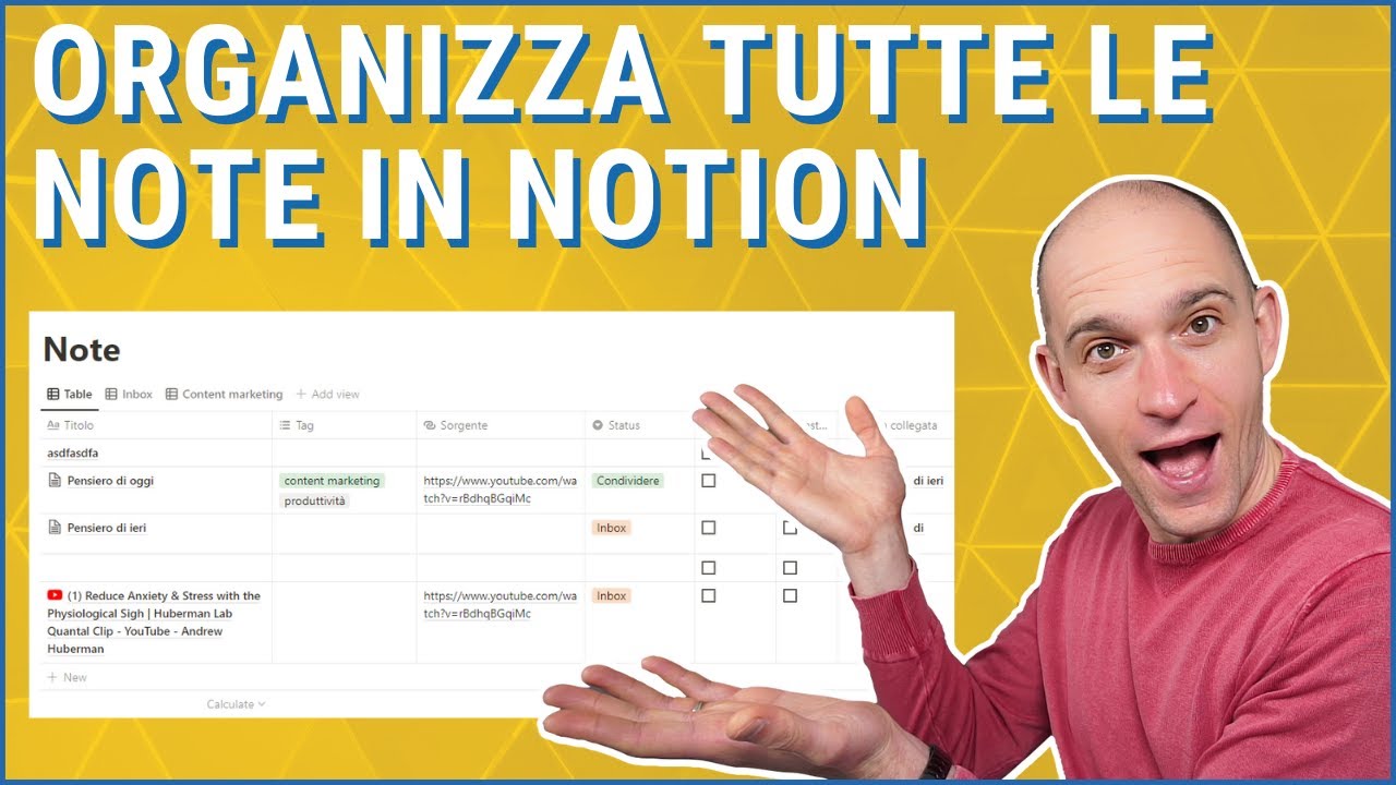 Tutorial app Notion: prendere appunti e note