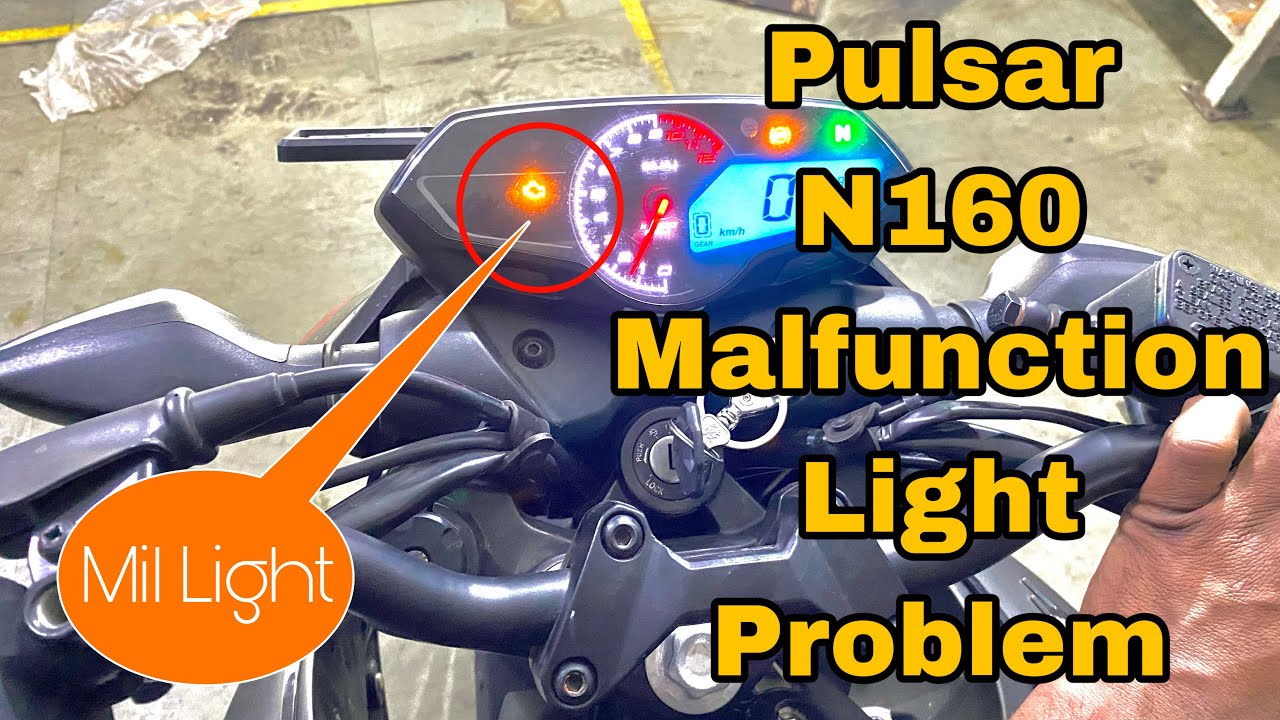 Pulsar N160 Malfunction Light Problem|Pulsar N160 Missing Problem Solve? @ARVBrothers