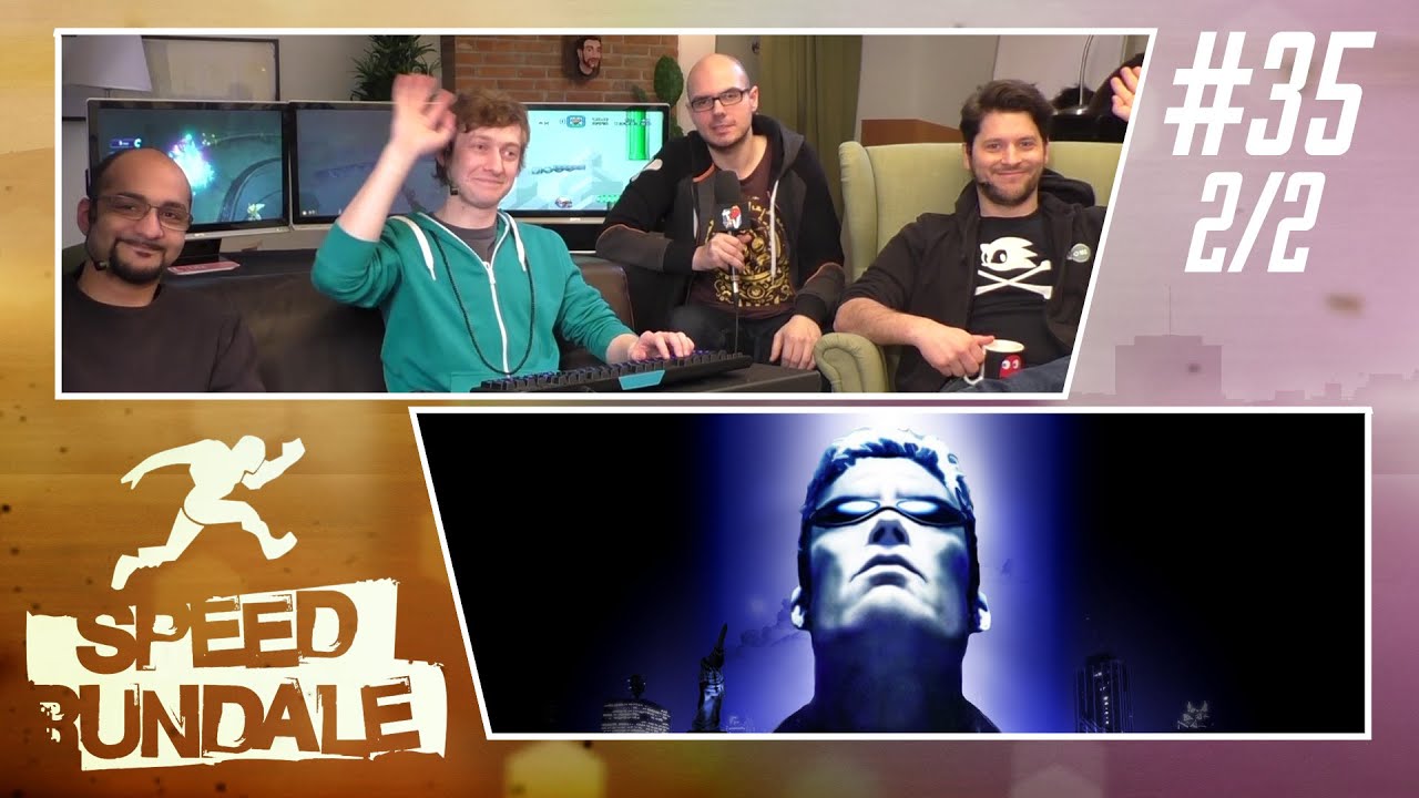 [2/2] Deus Ex mit Heinki, Sia, Simon und Gregor | Speedrundale | 12.03.2016