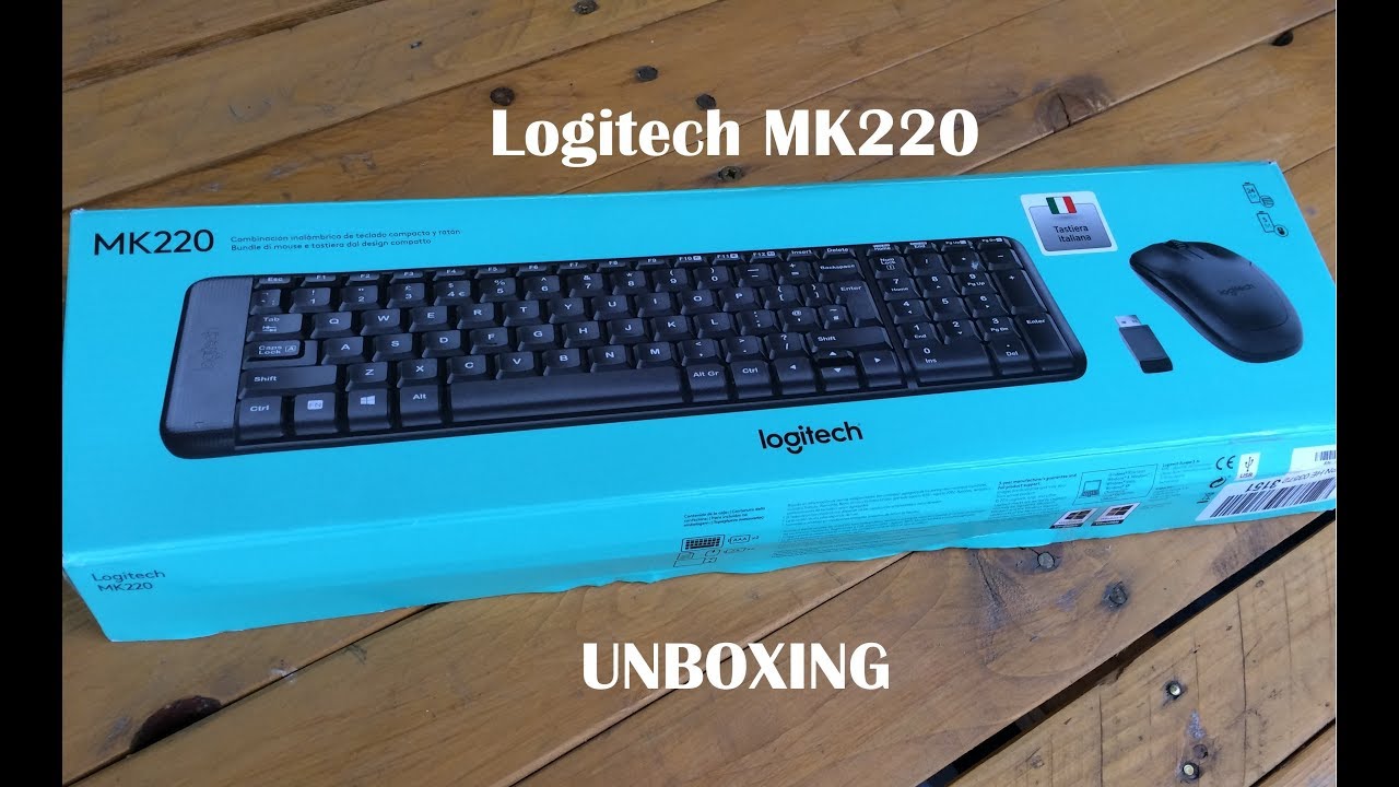 Logitech MK220 Unboxing