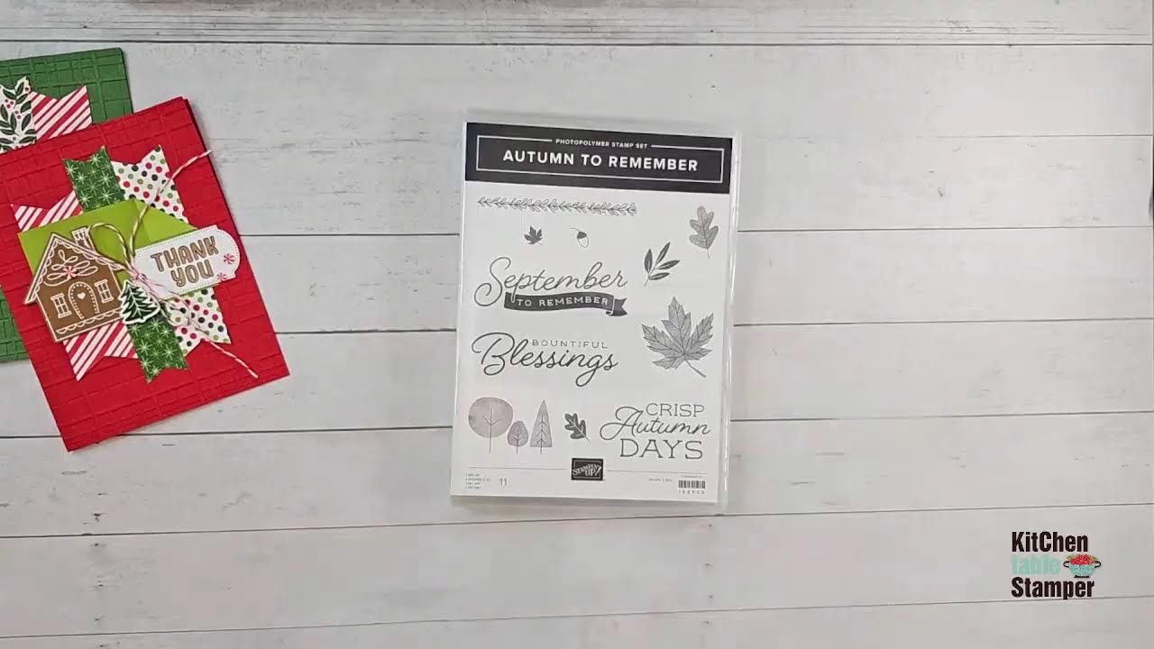 LIVE: Stampin' Up! Kitchen Table Stamper shares Short Cut Card Sketch #13 with Humble Home Bundle