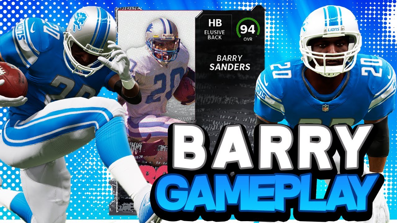 BARRY SANDERS DASHES THROUGH EVERY DEFENSE! MADDEN 22 ULTIMATE TEAM! GAMEPLAY!