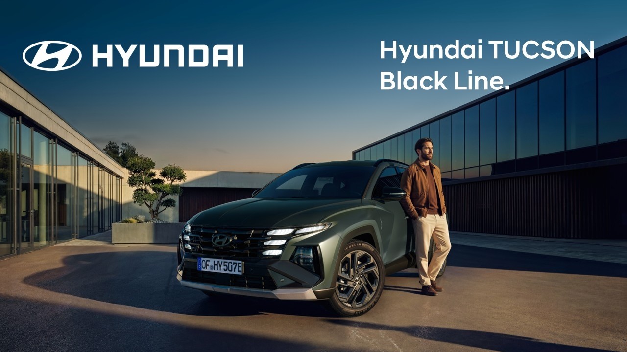 Hyundai | TUCSON Black Line, con H de Hyundai.