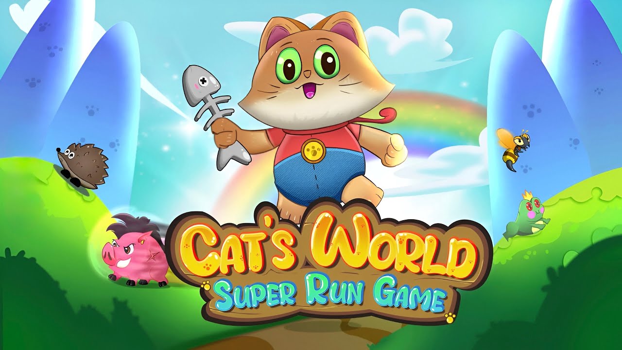 Super Dash : Cat Runner (by Rainbow 5s) IOS Gameplay Video (HD)