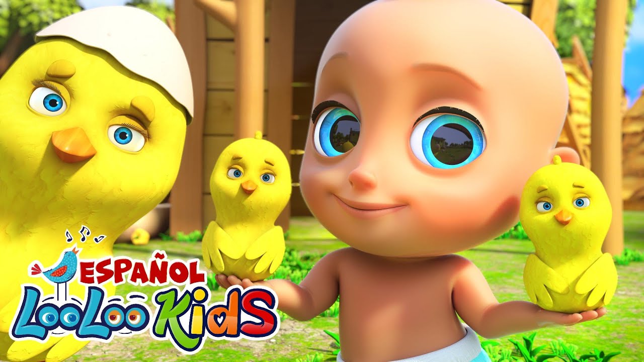 🌟 Los Pollitos Dicen Pio Pio🎵 Música para Bebés y Niños 🎈 con LooLoo Kids Español  y Canciones 🎶