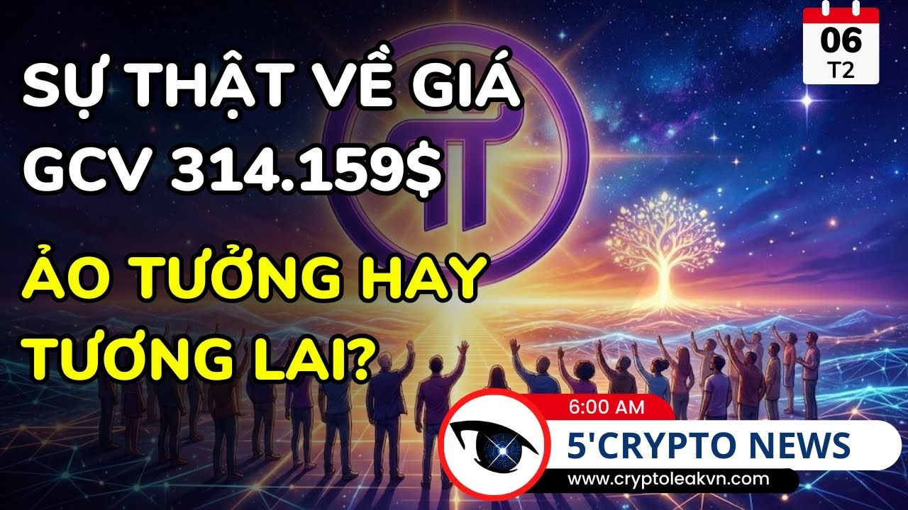 [5 Ph&uacute;t Crypto] Pi Network Cộng Đồng Quảng B&aacute; Tầm Nh&igrave;n GCV 314159 V&igrave; Ph&aacute;t Triển D&agrave;i Hạn