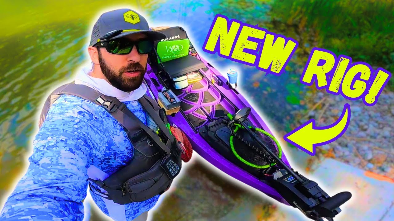 Fishing In My NEW KAYAK! NuCanoe Unlimited RIGGED!