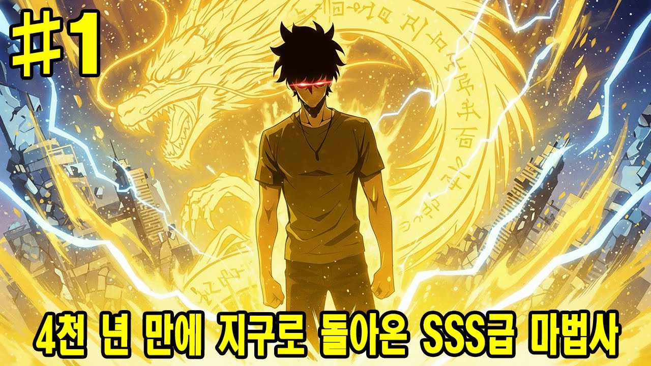💥🔥사라졌던 4천 년… 돌아온 순간, SSS급 마법사의 시대가 시작됐다 | 1부  | 만화 요약