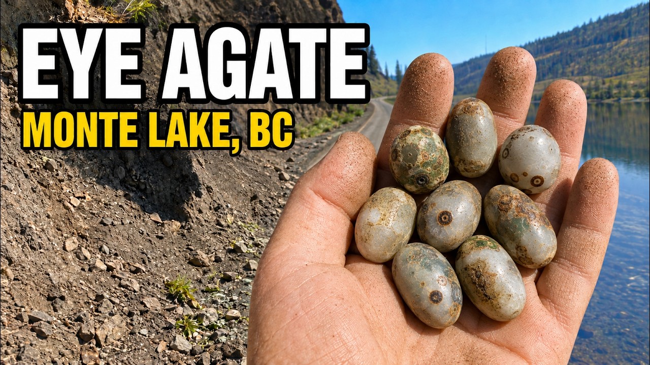 Eye Agate || Monte Lake, British Columbia, Canada || Rockhounding