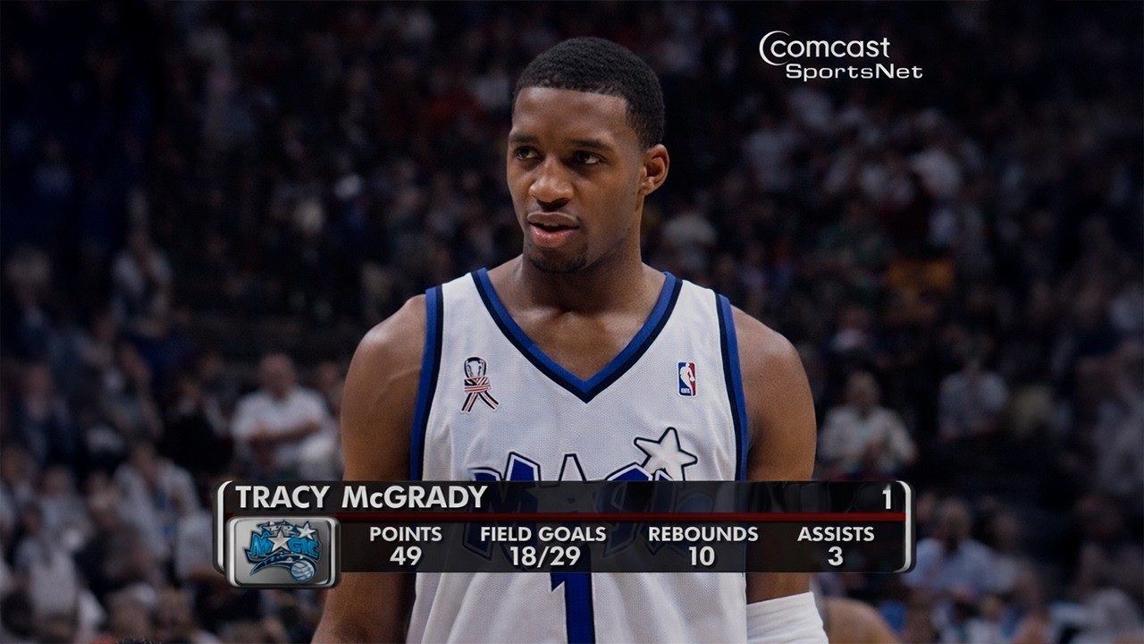Tracy McGrady couldn't stop scoring in this game