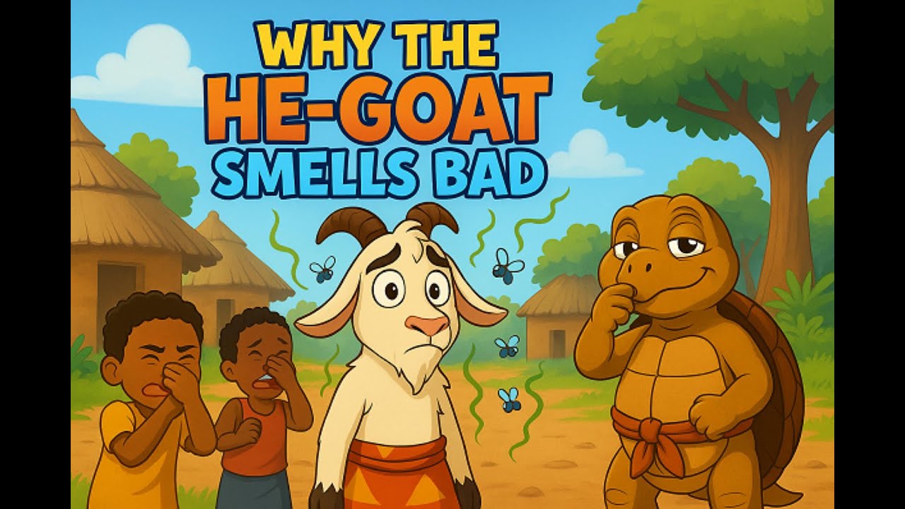 🐐 Why the He-Goat Smells Bad | African Animated Folktale | Moral Story for Children