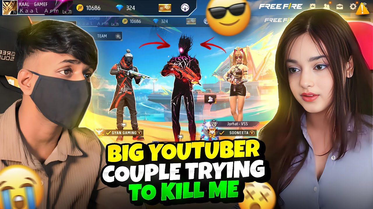 V BADGE COUPLE TRYING TO KILL ME😱 - Impossible 🎯 + 24kGoldn - Mood ❤ (FreeFireighlights)