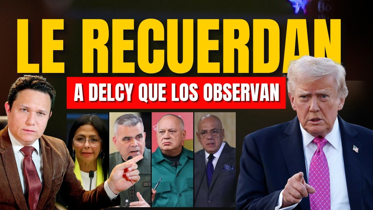 LE RECUERDAN QUE ESTADOS UNIDOS LOS OBSERVA