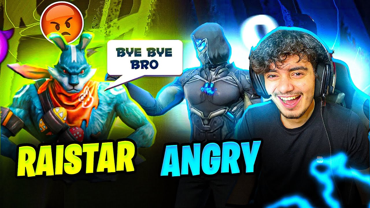 NG Angry 👽🆚 Raistar🐰| 1v1 Fight on Live🤯