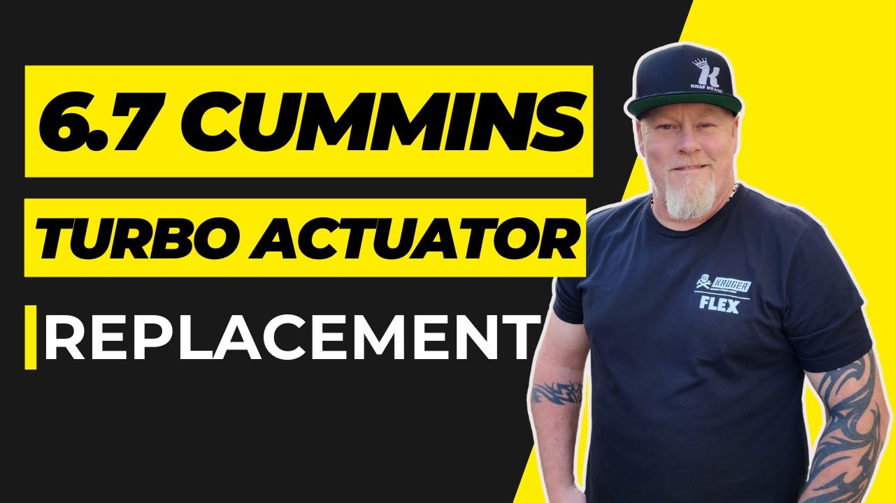 2016 6.7 Cummins Как заменить актуатор турбонаддува