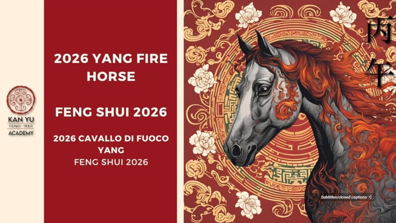 Consigli Feng Shui 2026 anno del Cavallo di Fuoco Yang