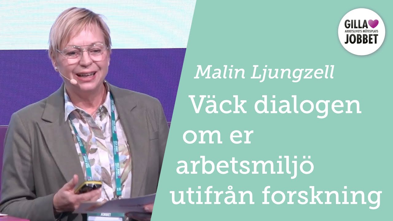 Väck dialogen om er arbetsmiljö utifrån forskning – Malin Ljungzell