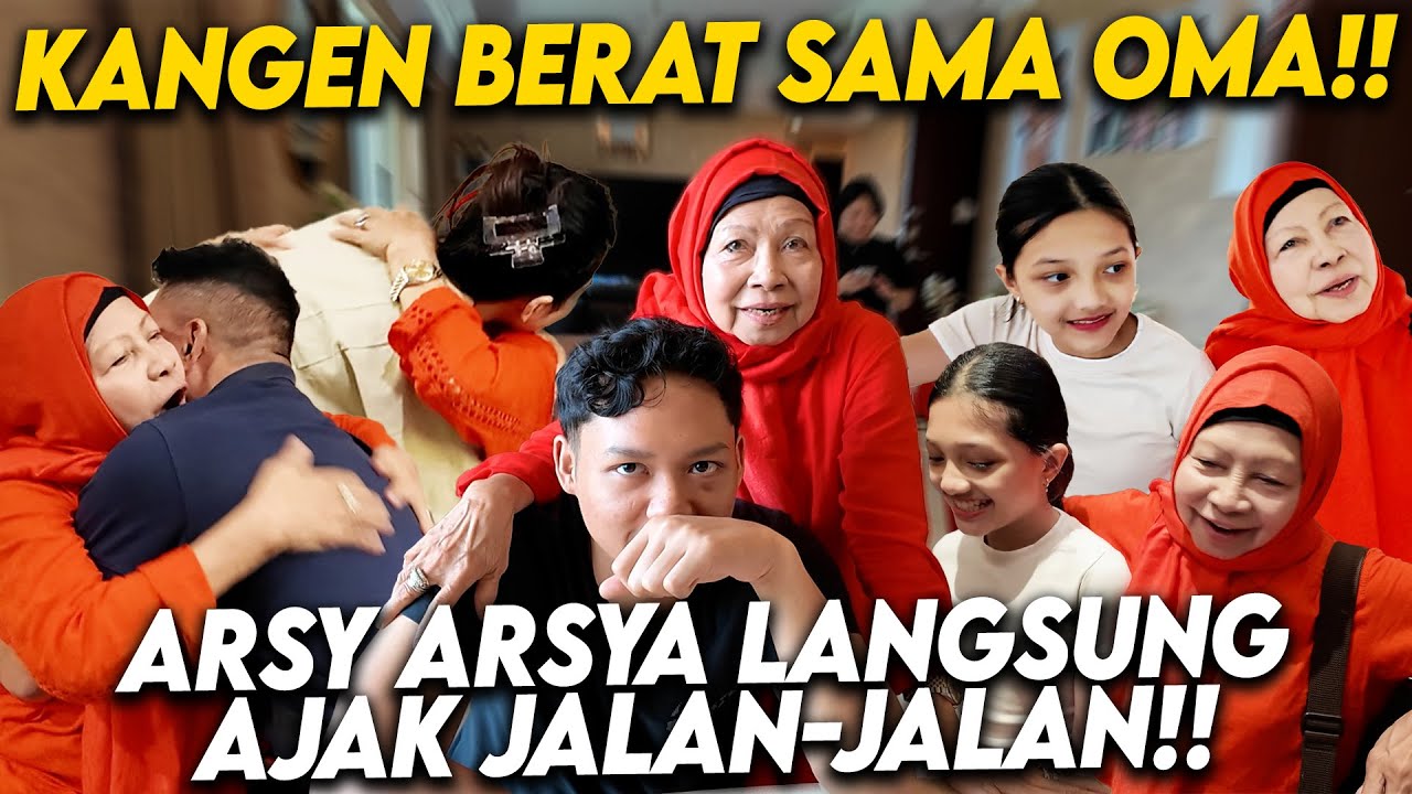 RELA DARI BANDUNG KE JAKARTA!! OMA KASIH SURPRISE UNTUK CUCU DAN MANTU!!