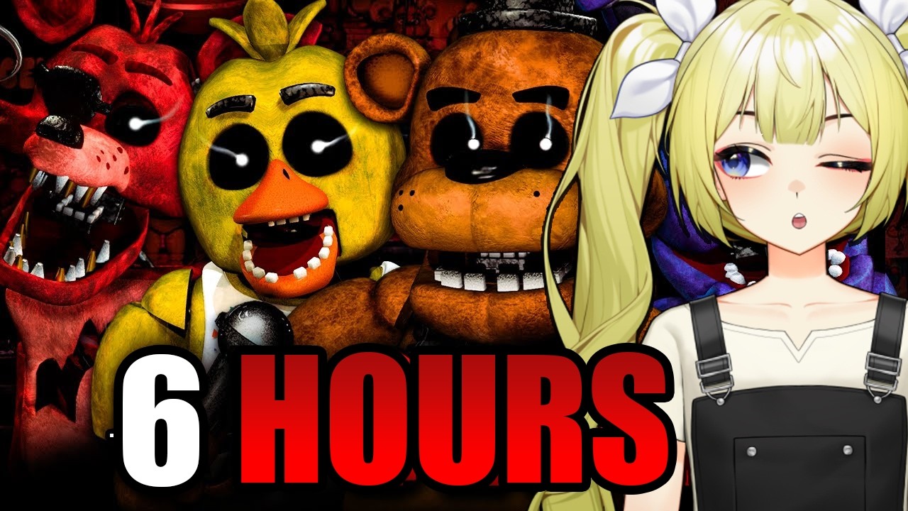 Can YOU BEAT FNAF's 20/20/20/20 Mode IN REAL TIME (6 HOUR NIGHT) Reaction