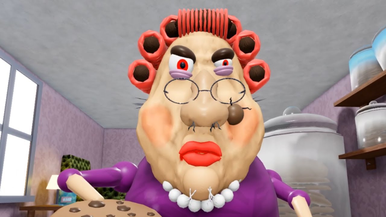 ROBLOX ESCAPE EVIL GRANDMA! (FIRST PERSON OBBY) ALL JUMPSCARES & WALKTHROUGH