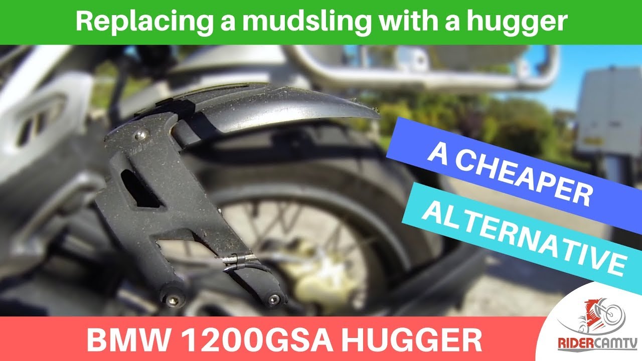 Fitting a new Hugger to a 2018 BMW 1200 GS Adventure | A cheaper alternative