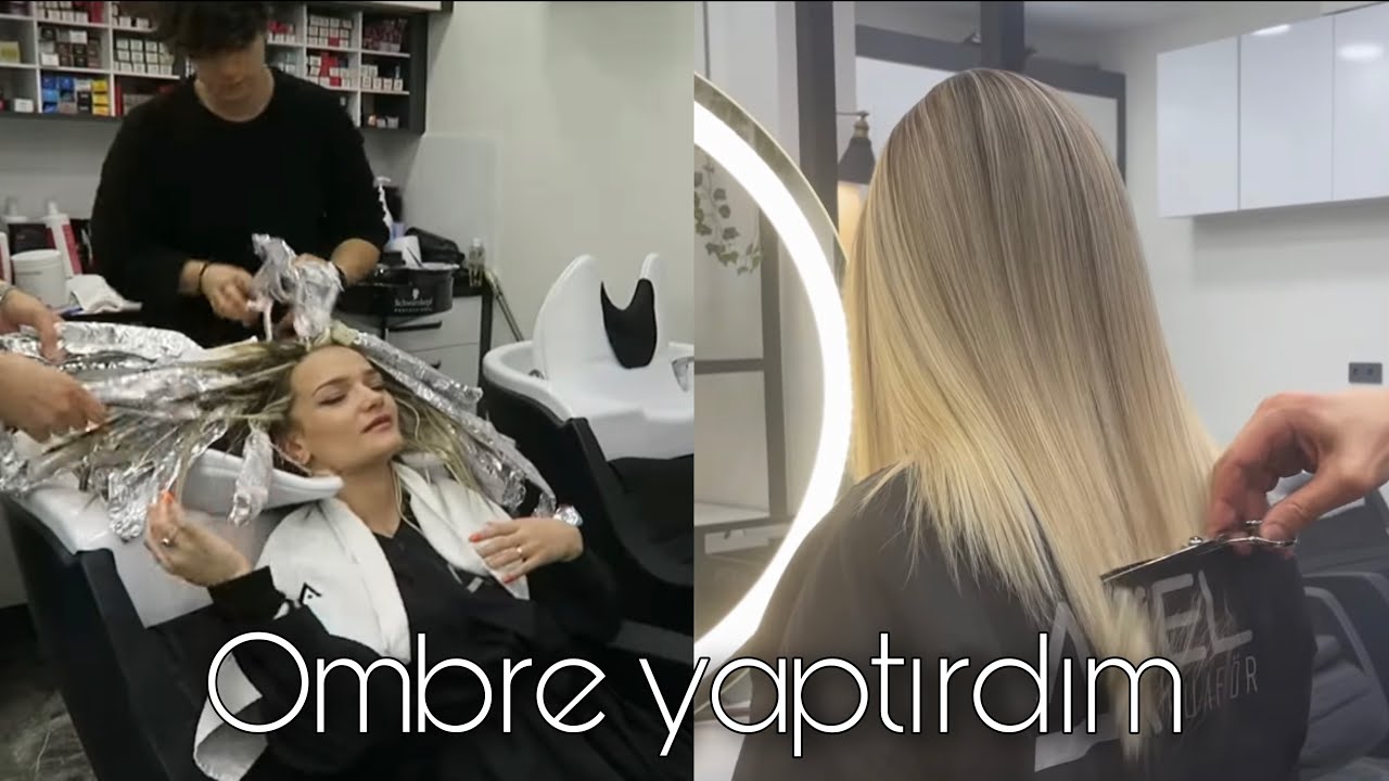 OMBRE YAPTIRDIM | VLOG Saçlarımı kestirdim #aralog