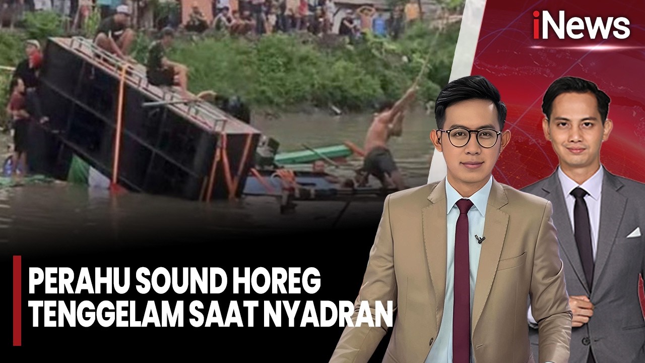 Detik-Detik Perahu Sound Horeg Tenggelam Saat Nyadran | iNews Pagi (09/02)