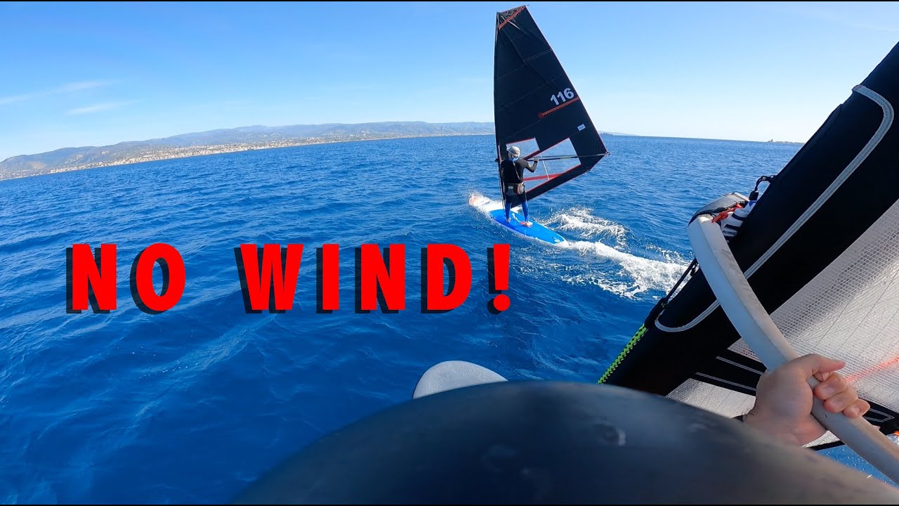 Vento leggero anzi leggerissimo...in windsurf foil!
