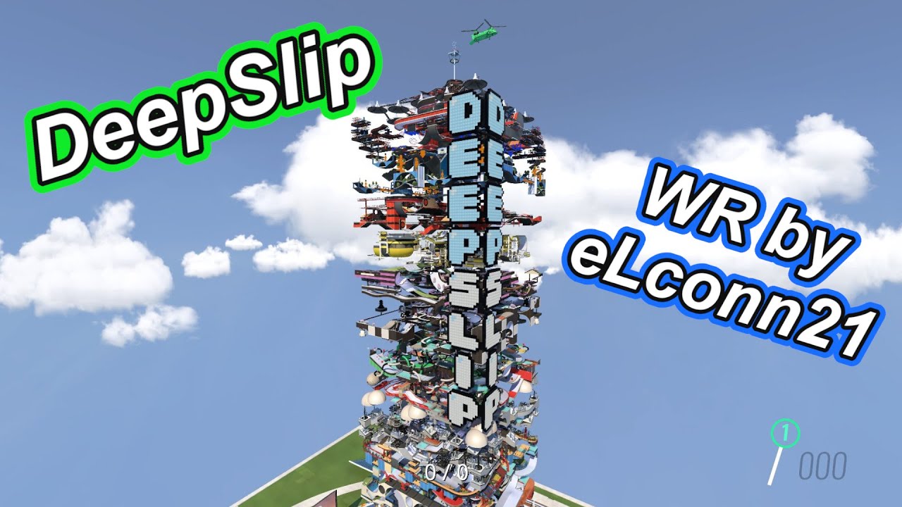 DeepSlip | WR - 1:36h by eLconn21 - Full Run | RPG Trial Tower Map - Trackmania - Deep Slip