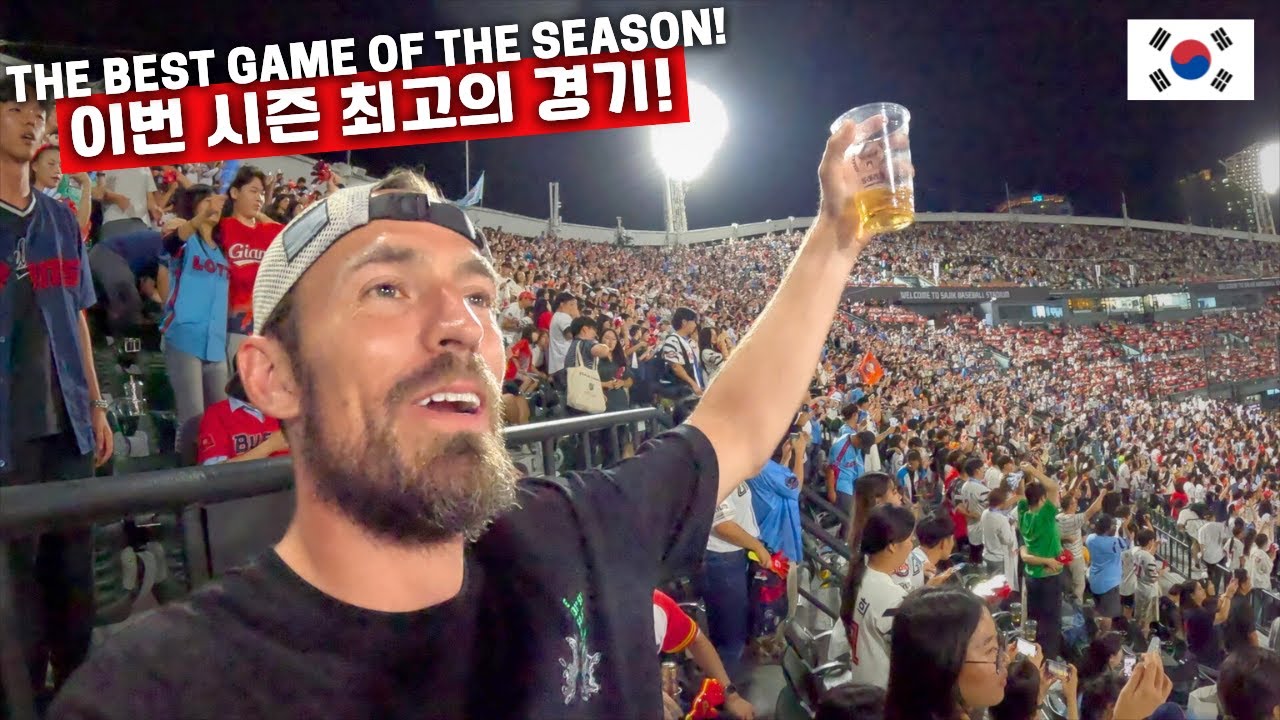 AMAZING! American's First Korean Baseball Game 🇰🇷