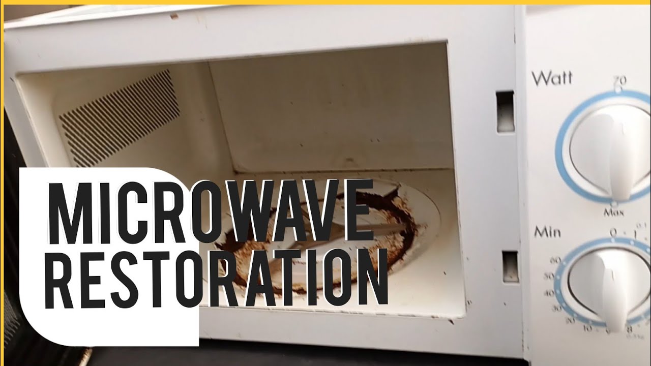 How to restore a rusty Microwave!