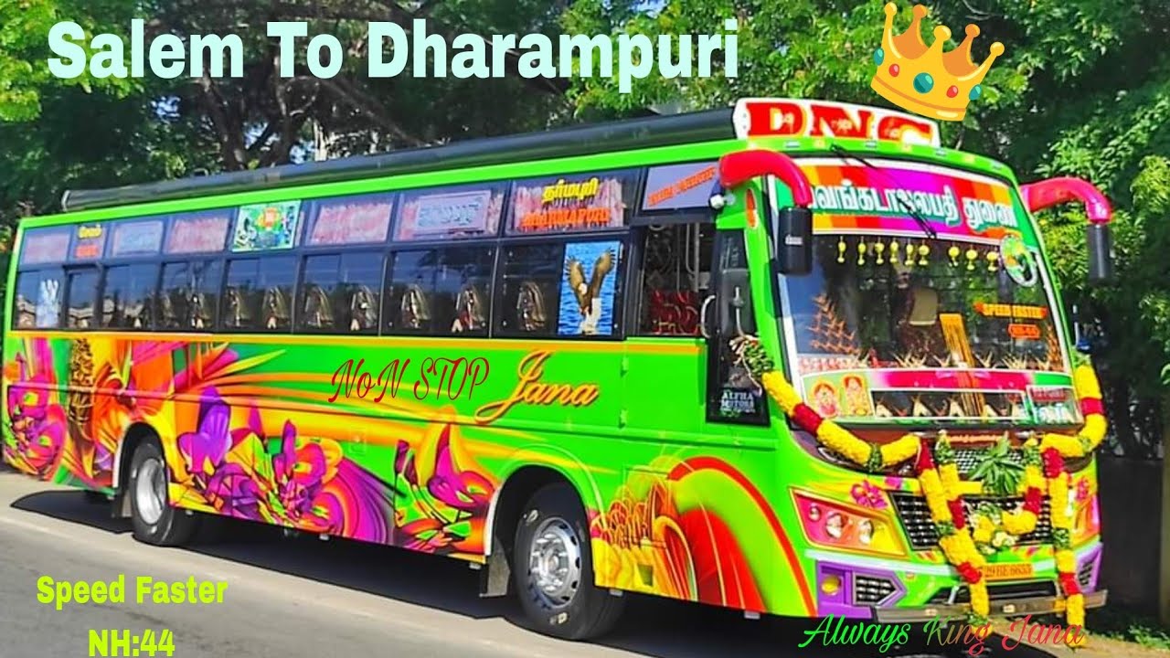 💖🚍D.N.C JANA BUS SERVICE 🚍💖|Salem🔁 Dharampuri|🔥Speed Faster 🔥|Full Cabin Ride|Travel with GRB|EP112