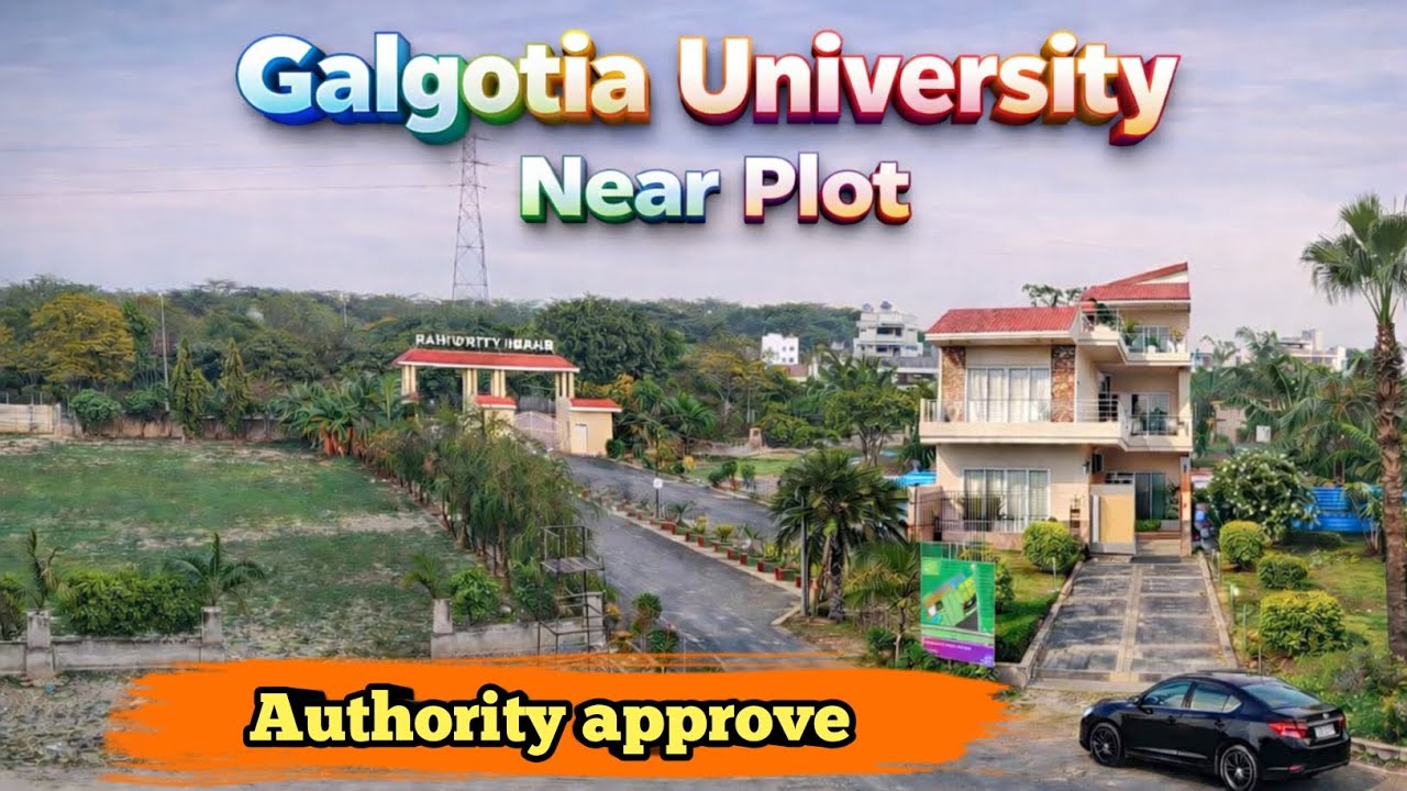 Greater Noida VIP Location Plots | Galgotias University Ke Paas Authority Approved society 