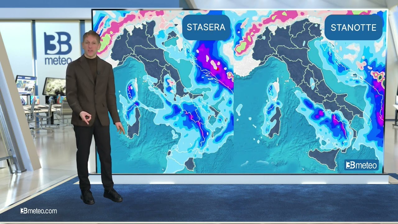 Ciclone Pedro in azione, ma nel weekend arriva l'anticiclone