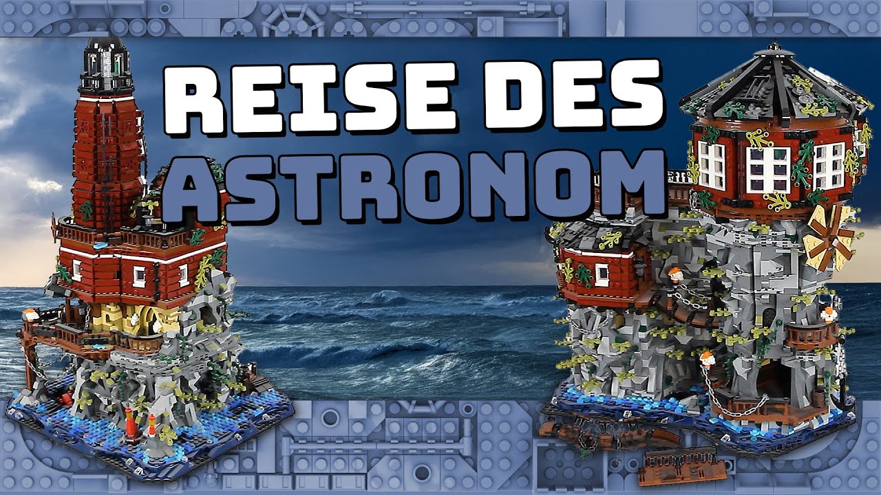 So beginnen die ABENTEUER des ASTRONOMEN! 🌟 |  BlueBrixx Leuchtturm (104382) & Planetarium (107284)