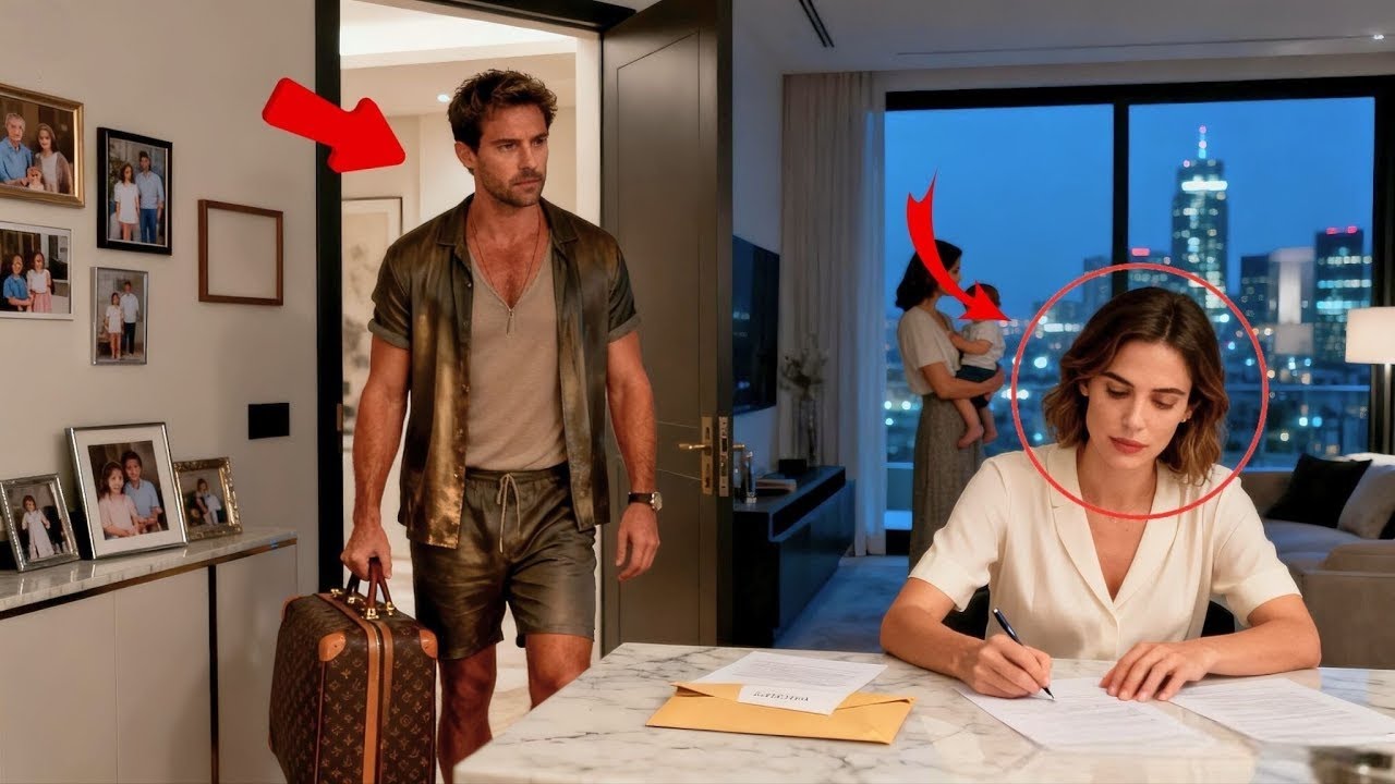 Após férias com a amante modelo, ele voltou para casa e descobriu que a esposa mudou o...
