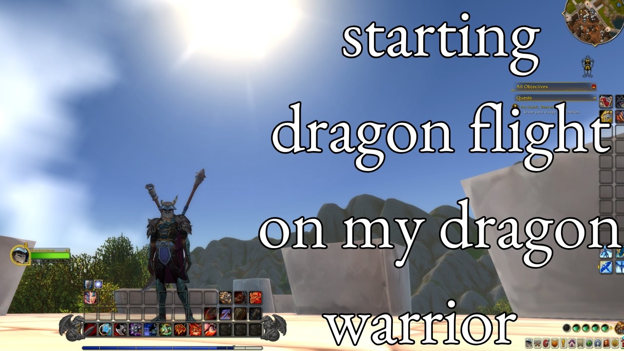 starting the dragonflight expansion on my dragon warrior in WOW  [No Commentary]