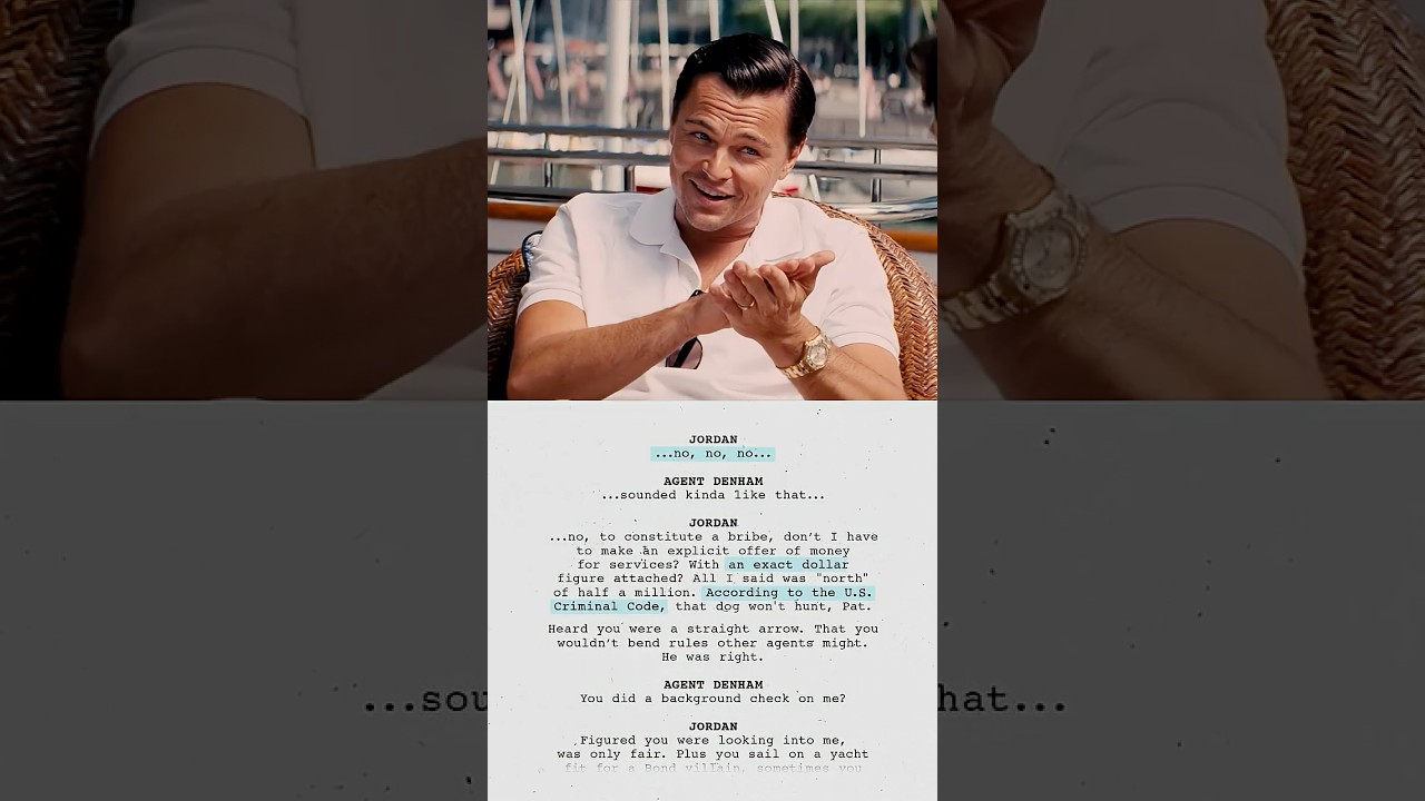 This scene is a masterclass 👀 #TheWolfOfWallStreet