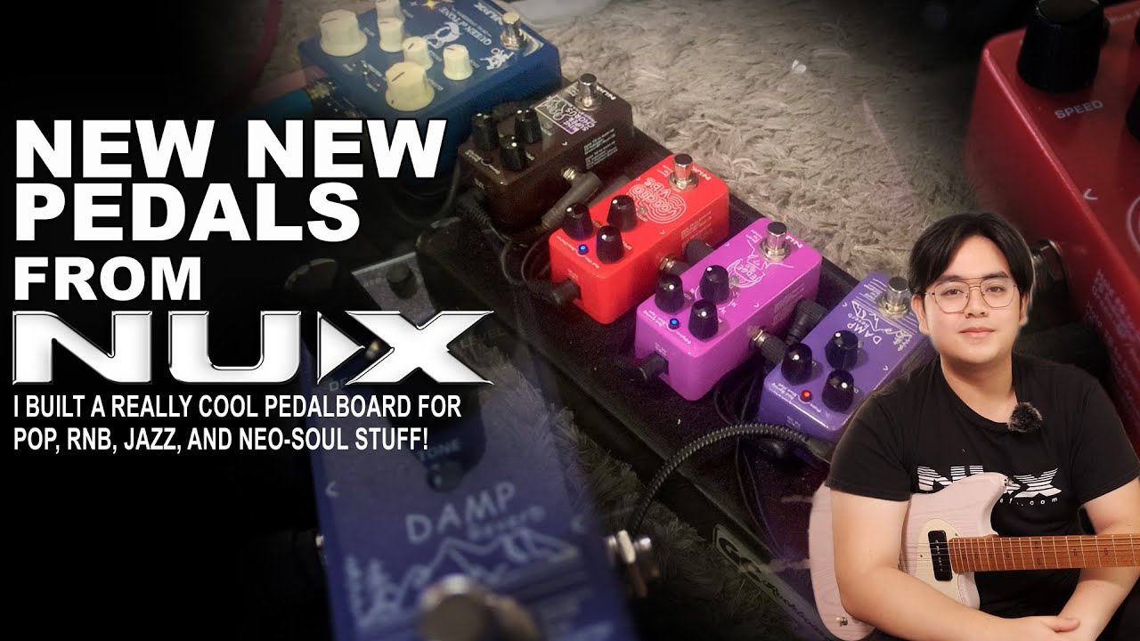 These New New NUX stompboxes are really cool!  Great gear for the gigging guitarist!