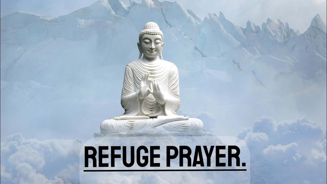 NAMO GURU BHYI,  NAMO BUDDHA YA,  NAMO DHARMA YA,  NAMO SANGHA YA.