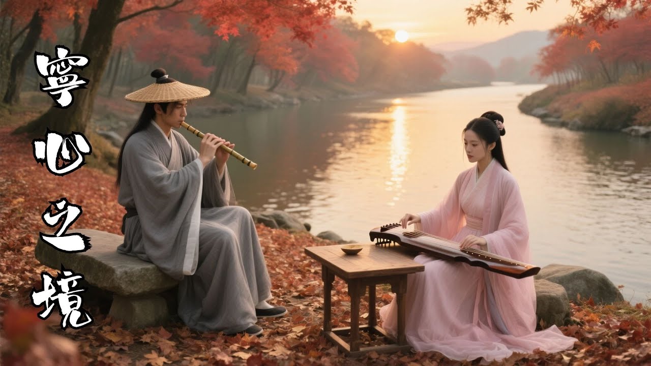 Dizi Whisper, Guqin Dreams | 月色下的静夜箫琴 | Ancient Chinese Healing & Relaxation Music