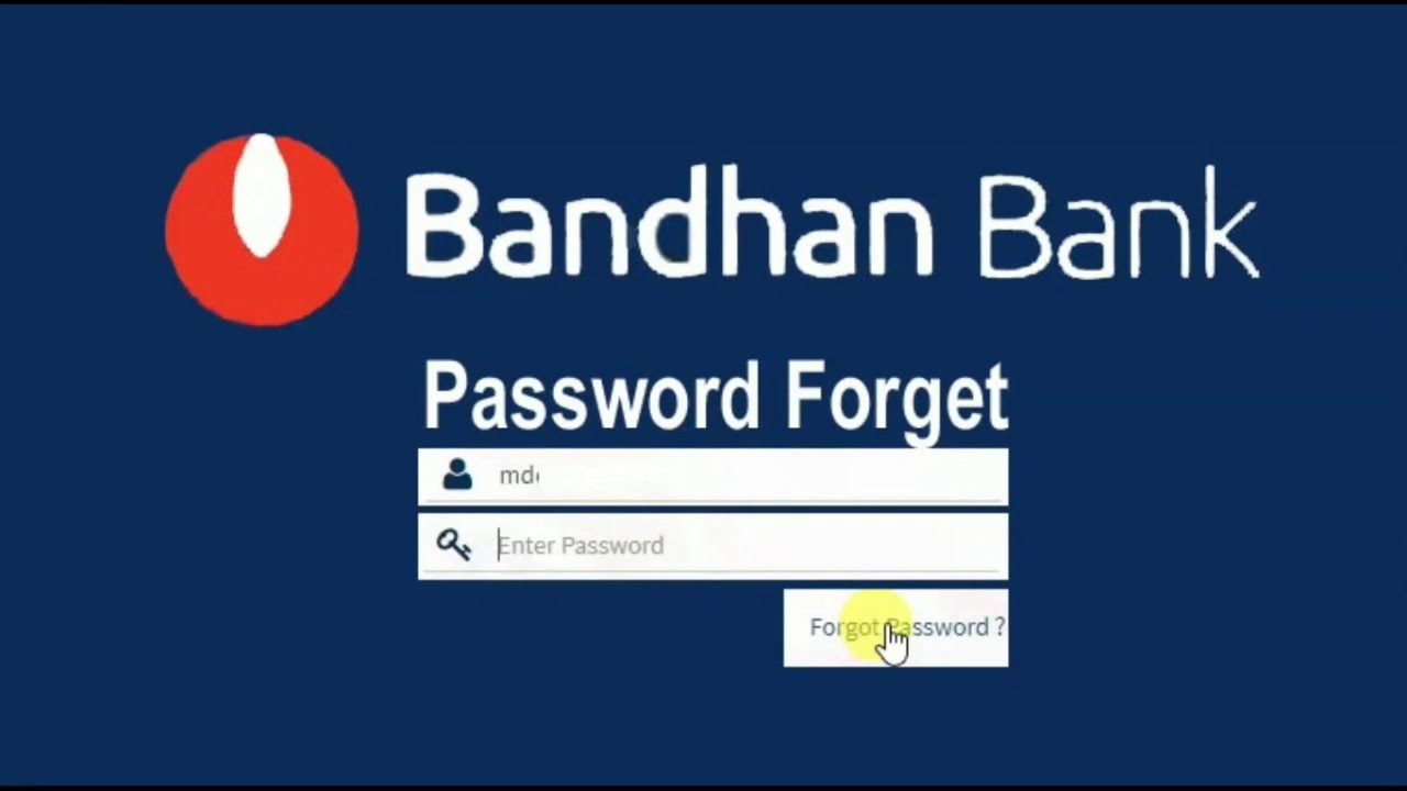 How to Forget/Reset Net Banking Login/Transaction Password of Bandhan Bank using Debit Card