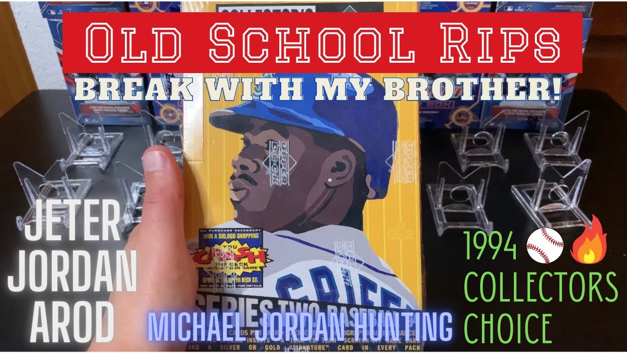 Old School Rips 1994 Collector’s Choice! Sic Michael Jordan!