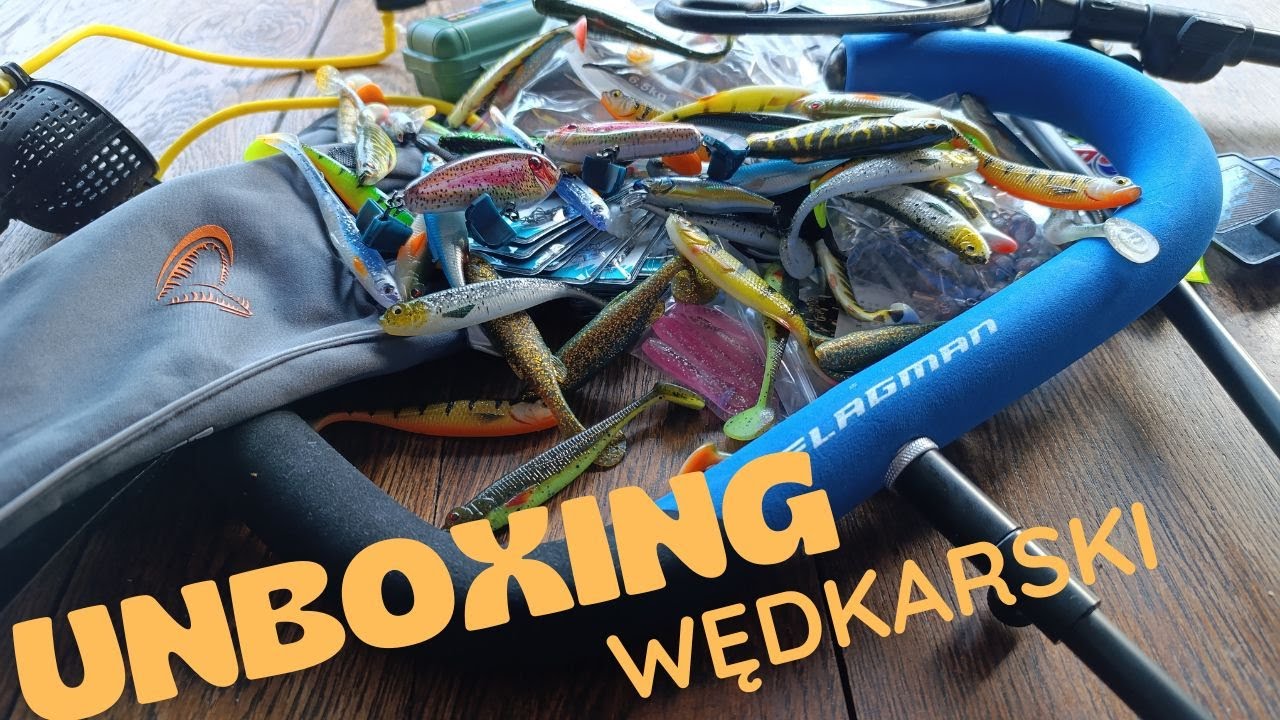UNBOXING WĘDKARSKI Allegro Aliexpress GUMY WOBLERY AKCESORIA #unboxing #fishing #wędkarstwo
